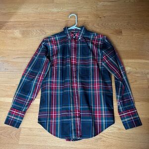 J.CREW women’s plaid blouse